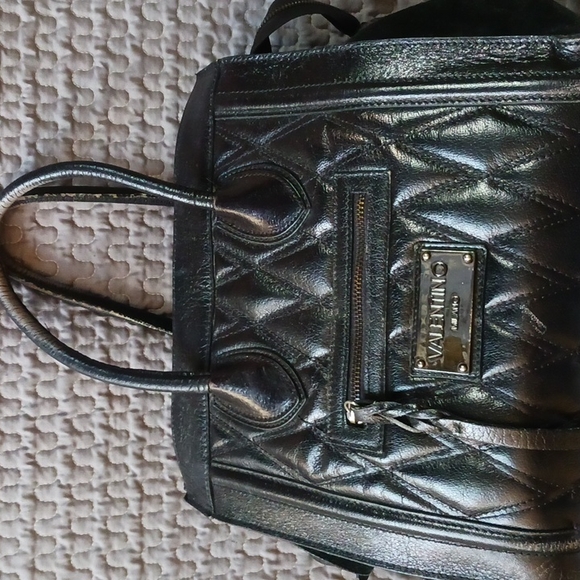 Valentino Leather large purse, beautiful bag! Original tags. Suede sides & inner - Picture 3 of 17
